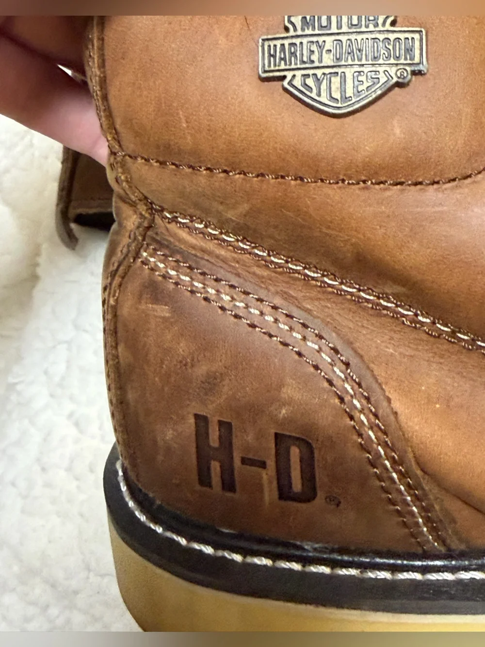 HARLEY-DAVIDSON® FOOTWEAR Men's Hagerman Motorcycle Riding Boots | Brown 10.5